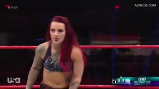 SASHA BANKS nude in WWE Monday Night RAW