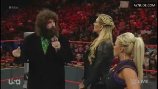 SASHA BANKS nude in WWE Monday Night RAW