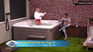 EVELYN BURDECKI nude in Promi Big Brother