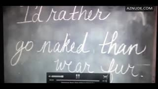 DOMINIQUE SWAIN nude in Peta Advertisement
