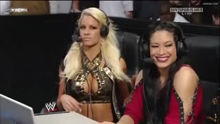 MARYSE MIZANIN nude in WWE Monday Night RAW