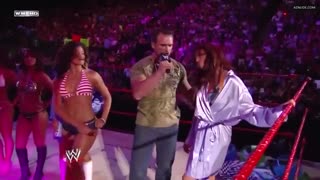 MARIA KANELLIS nude in WWE Monday Night RAW
